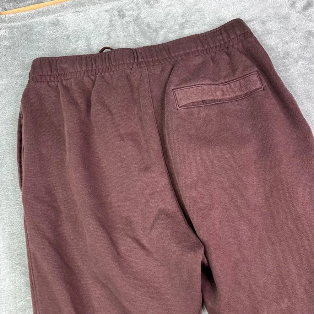 Nike Sportswear Club Fleece Joggers Womens Medium Maroon Solid Tapered Sweats